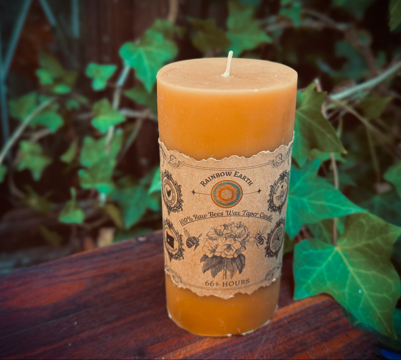 Pillar Beeswax Candle (3 Sizes)