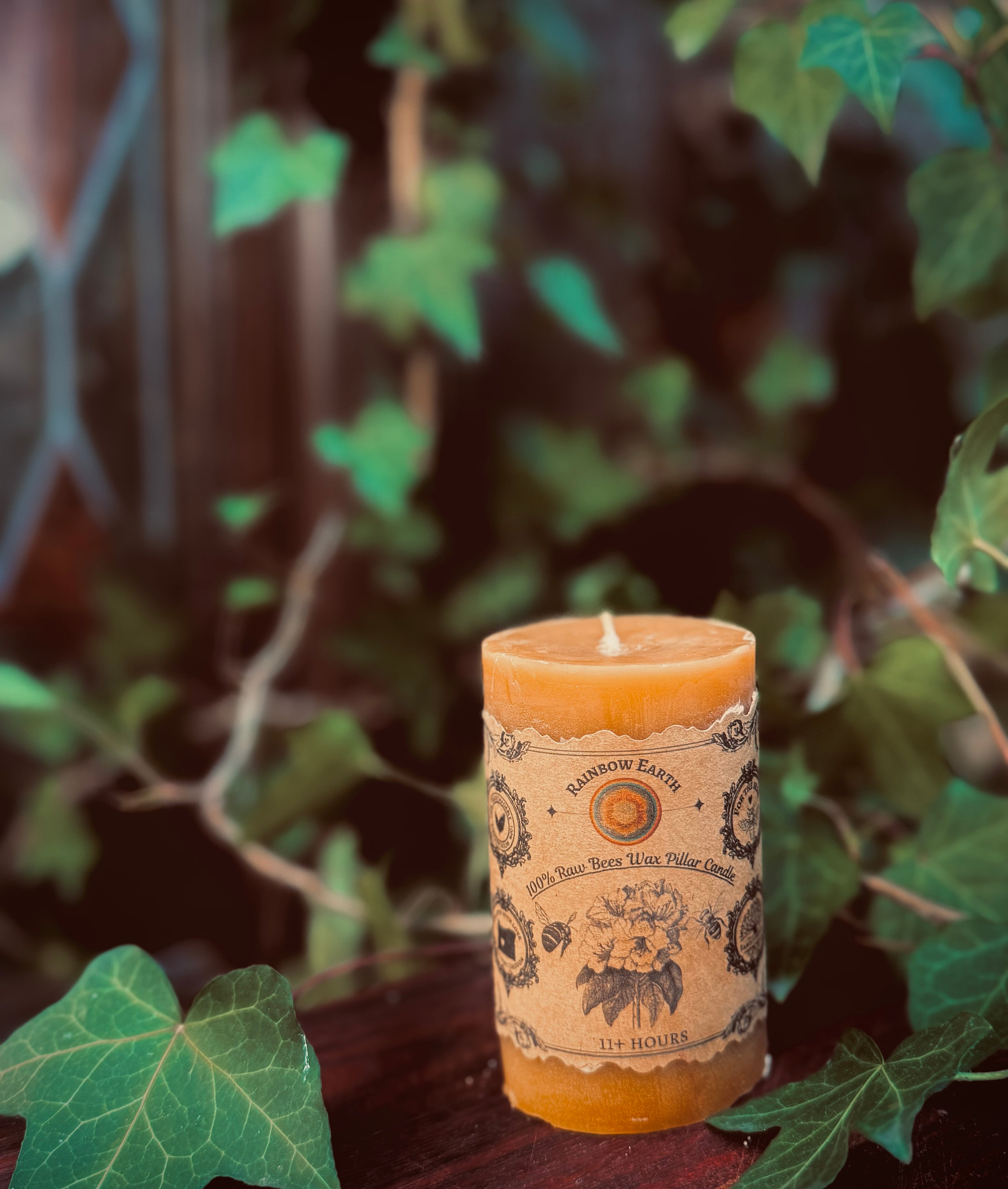 Pillar Beeswax Candle (3 Sizes)