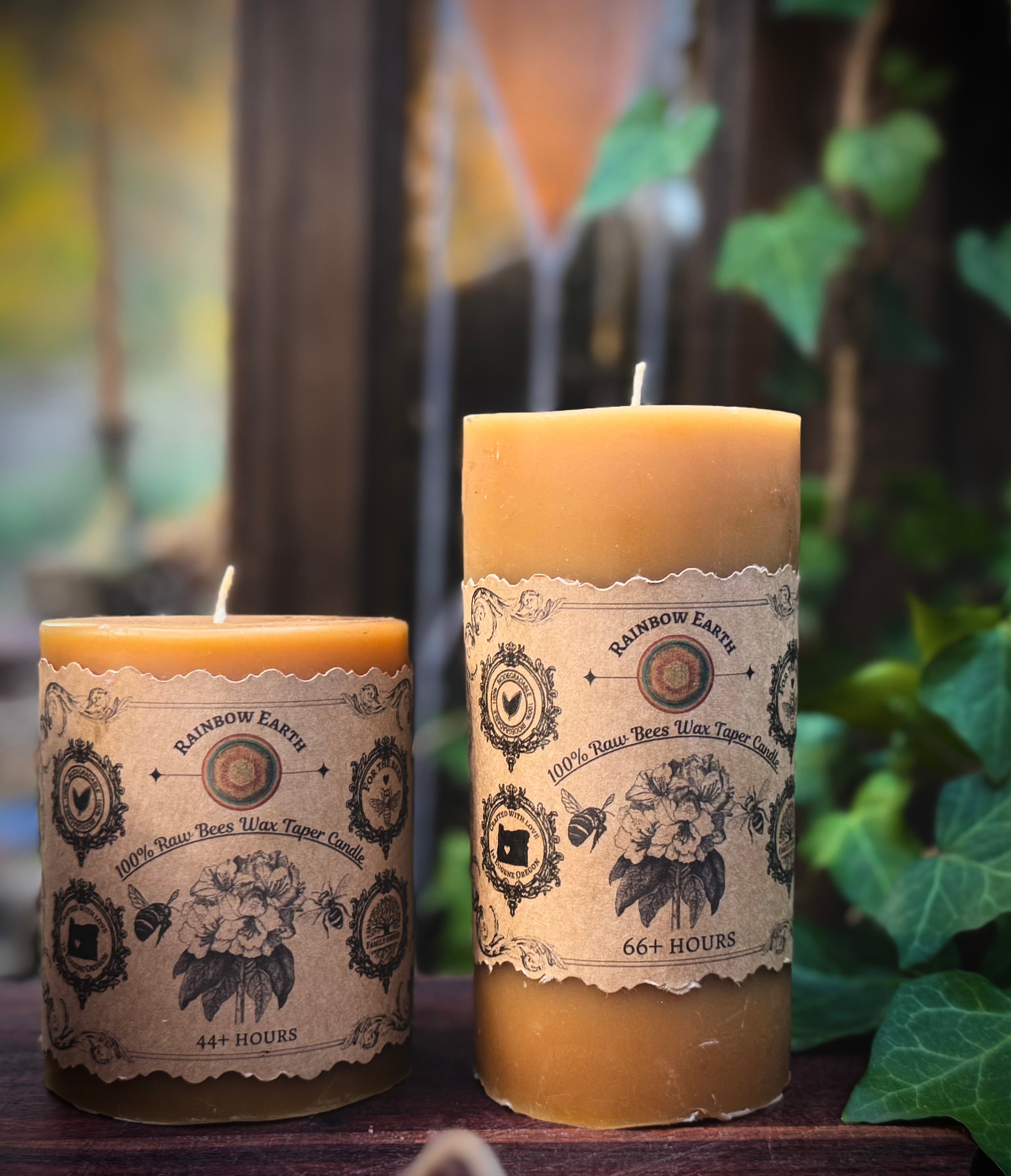 Pillar Beeswax Candle (3 Sizes)